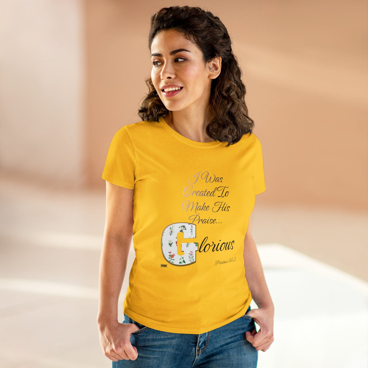 Make His Praise GLORIOUS Women's Short Sleeve Shirt-KVOM