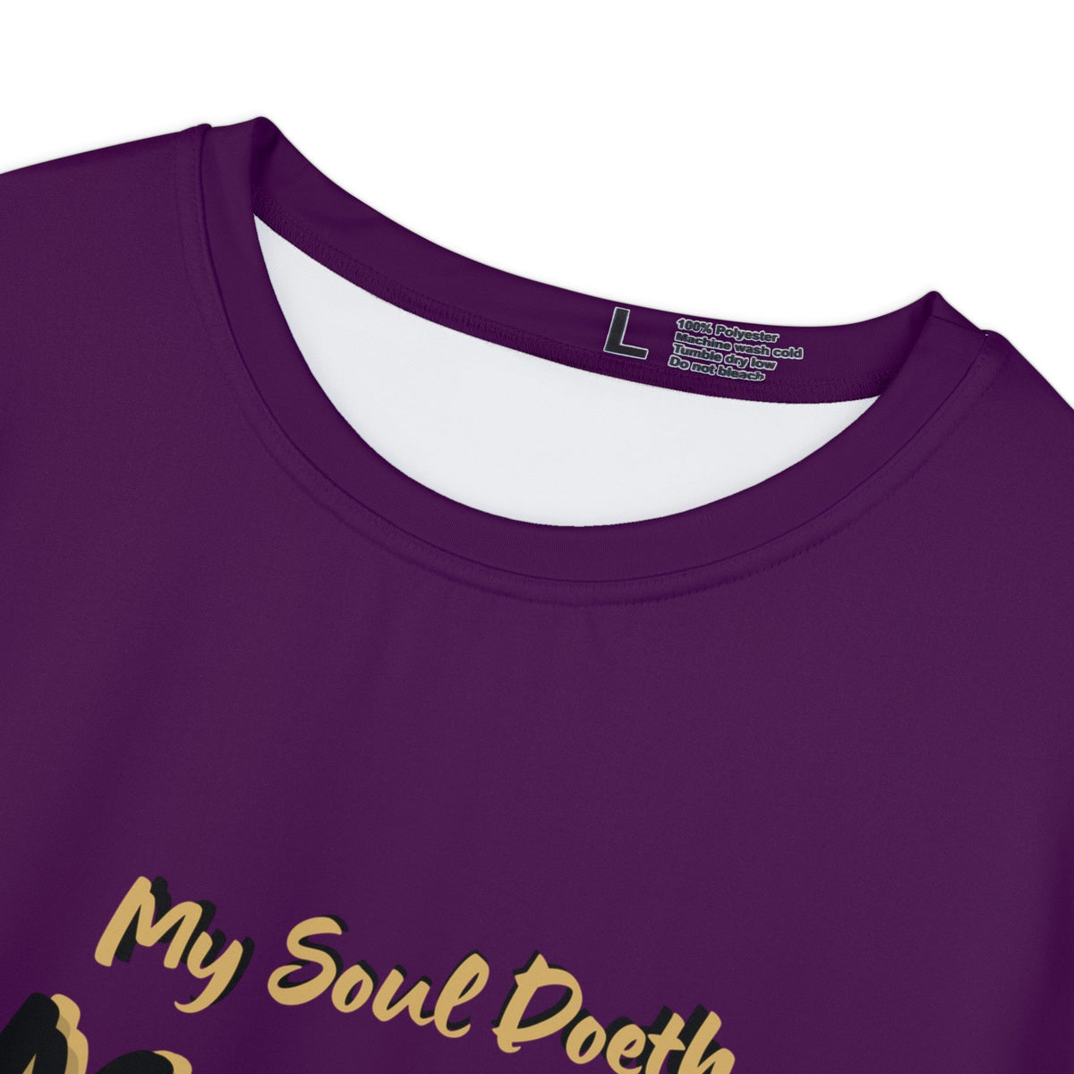 My Soul Doeth MAGNIFY The Lord Women's Shirt Drk Purple-KVOM