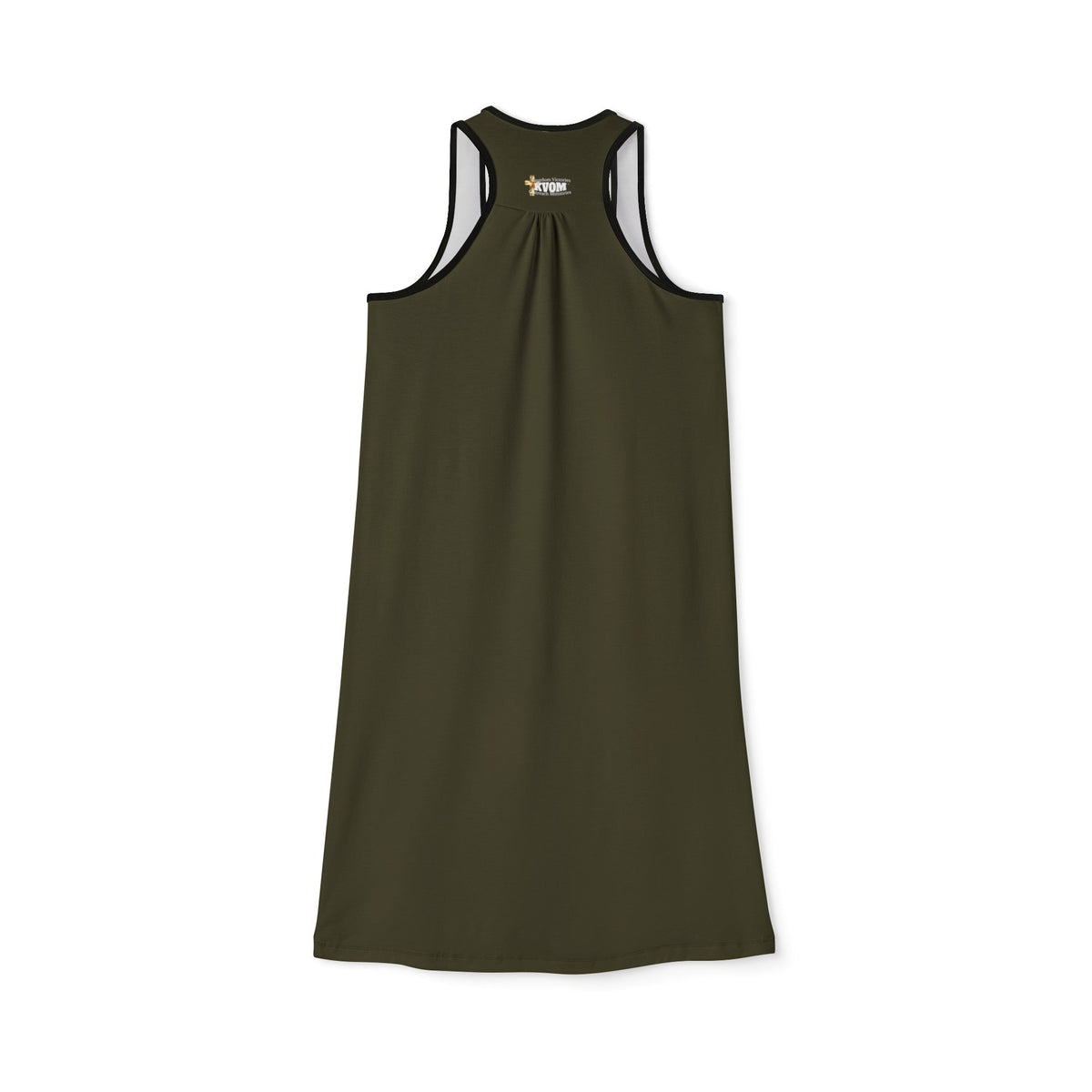 Savage In Prayer Women's Lengthy Dress, Militant Green-KVOM