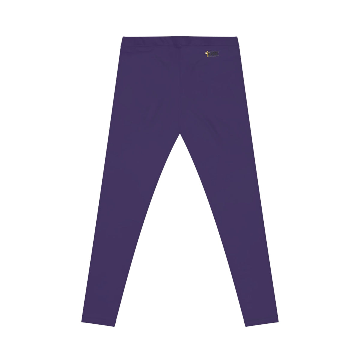 Savage in Prayer Women's Leggings, Eggplant-KVOM