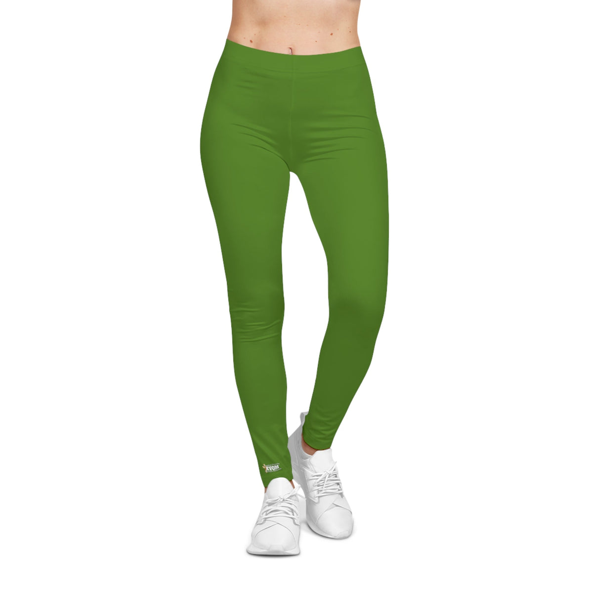 Savage in Prayer Women's Leggings, Lime-KVOM