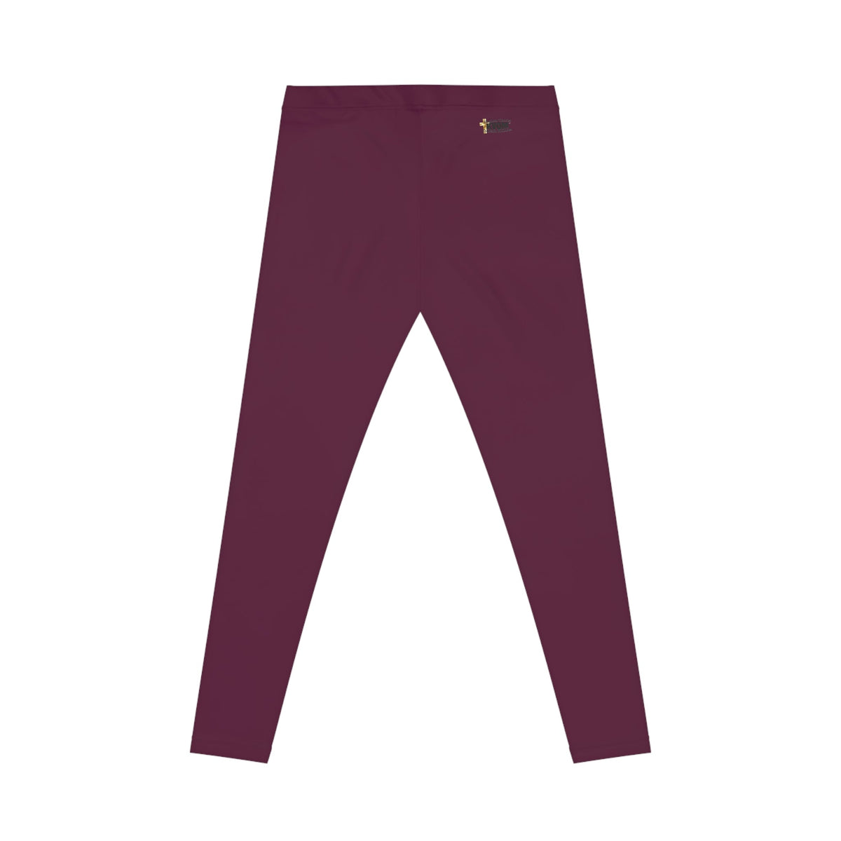 Savage in Prayer Women's Leggings, Maroon-KVOM