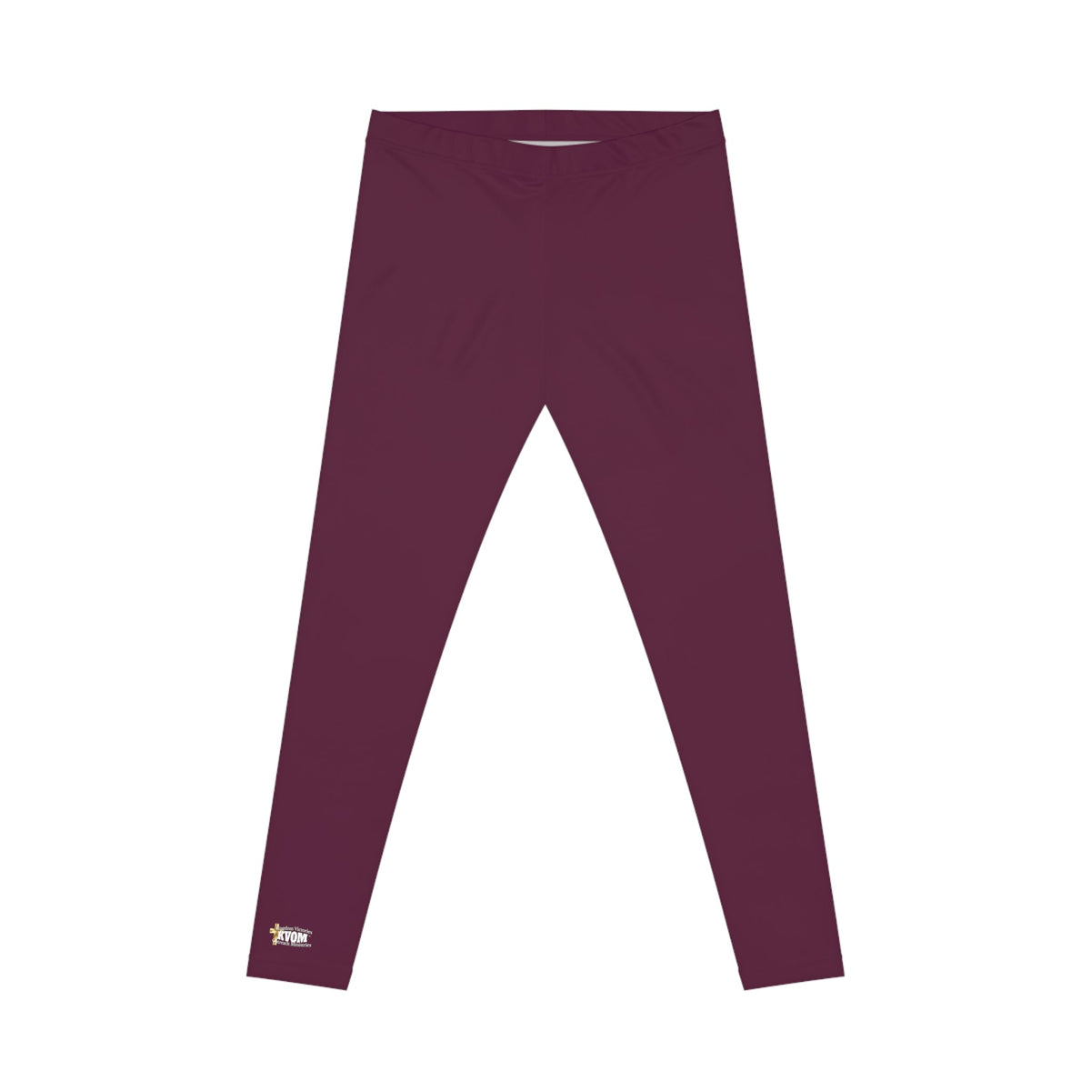 Savage in Prayer Women's Leggings, Maroon-KVOM