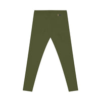 Savage in Prayer Women's Leggings, Militant Green-KVOM