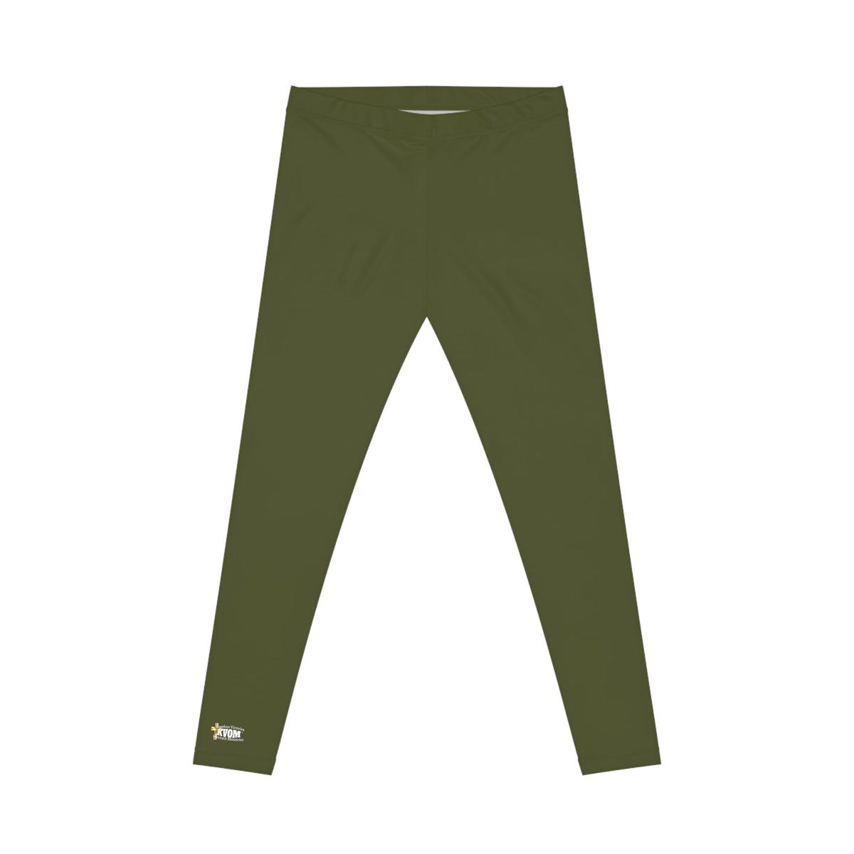 Savage in Prayer Women's Leggings, Militant Green-KVOM