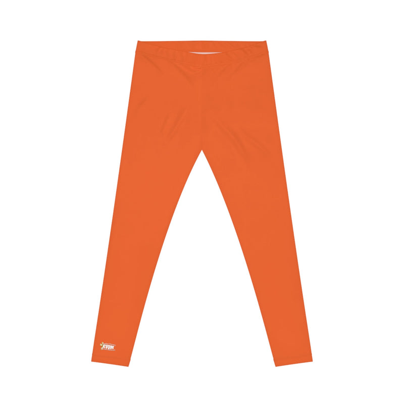 Savage in Prayer Women's Leggings Orange-KVOM