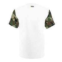 Soldier In The Army of The Lord T-Shirt, White, Green Camo-KVOM