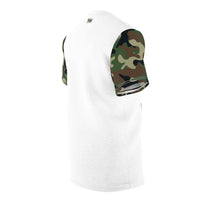 Soldier In The Army of The Lord T-Shirt, White, Green Camo-KVOM