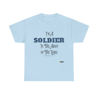 Soldier in The Army of The Lord T-Shirt, Blue Camo-KVOM