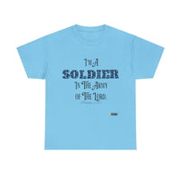 Soldier in The Army of The Lord T-Shirt, Blue Camo-KVOM