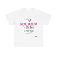 Soldier in The Army of The Lord T-Shirt, Pink Camo-KVOM