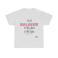 Soldier in The Army of The Lord T-Shirt, Pink Camo-KVOM