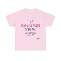 Soldier in The Army of The Lord T-Shirt, Pink Camo-KVOM