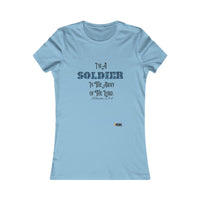 Soldier in The Army of The Lord Women's Tee, Blue Camo-KVOM