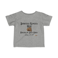 Spiritual Gangsta Infant Jersey Tee Black Fist-Children's Clothing-KVOM