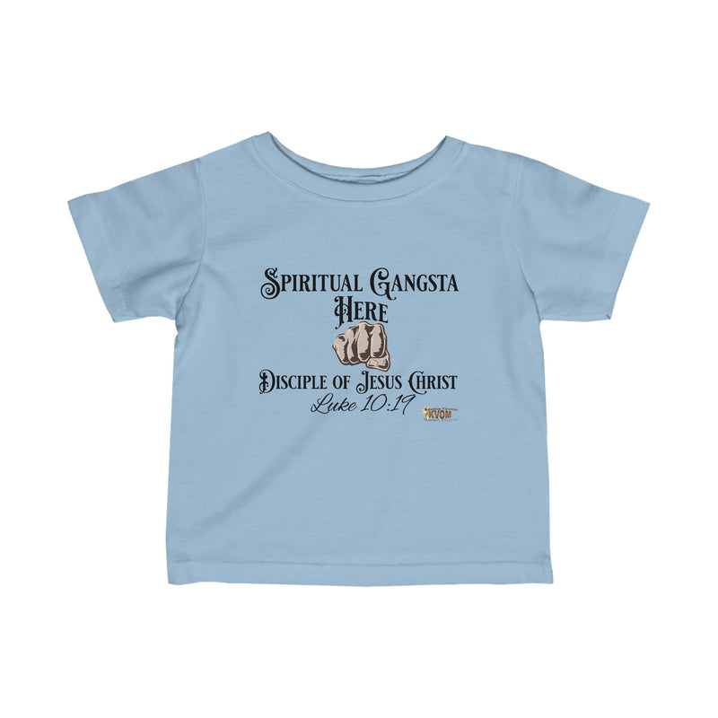 Spiritual Gangsta Infant Jersey Tee Light Fist-Children's Clothing-KVOM