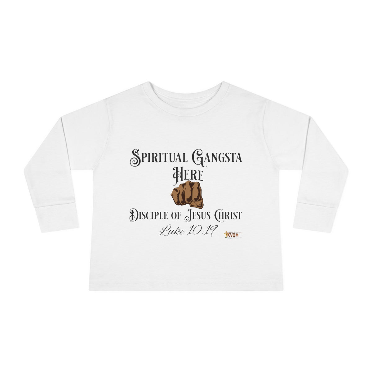 Spiritual Gangsta Toddler Long Sleeve Tee