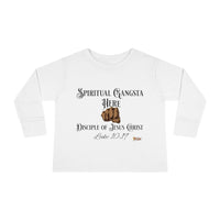 Spiritual Gangsta Toddler Long Sleeve Tee