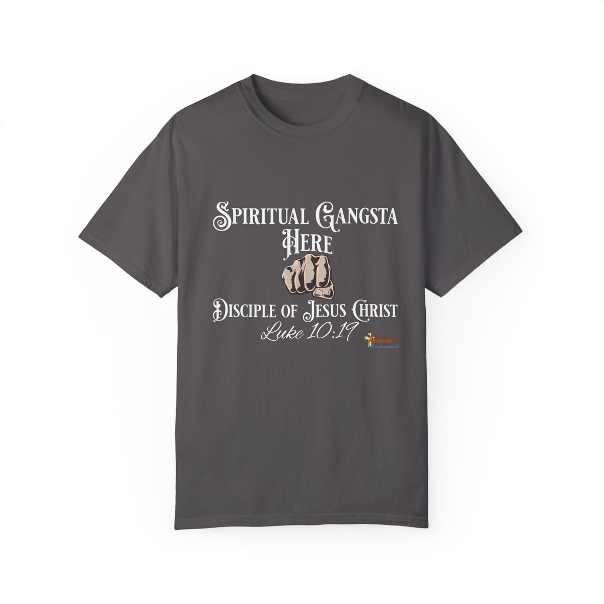 Spiritual Gangsta Unisex Relaxed T-shirt Light Fist-KVOM