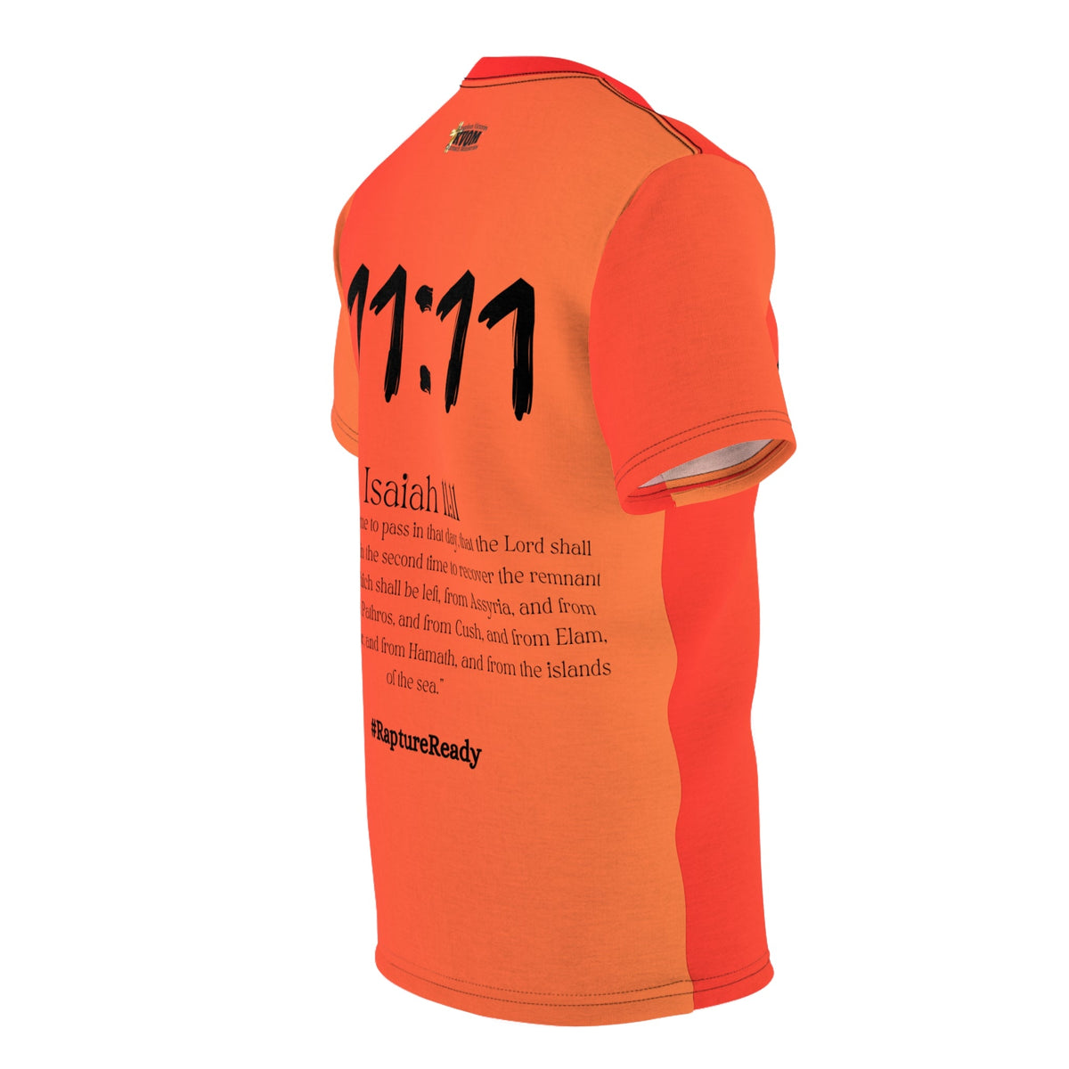 Team Jesus 11:11 Unisex T-Shirt Gradient Orange-KVOM