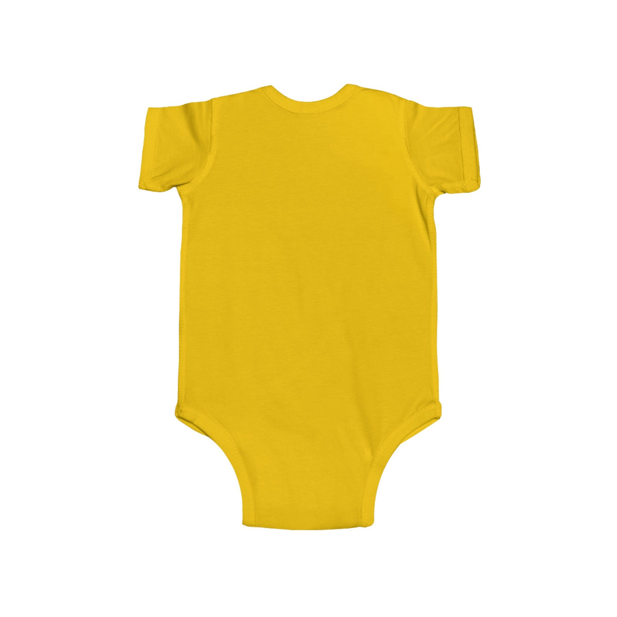 The Glory Of The Lord Infant Jersey Bodysuit, Yellow, White-Children's Clothing-KVOM