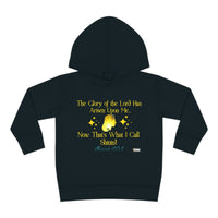 The Glory Of The Lord Toddler Pullover Hoodie, Black-Children's Clothing-KVOM