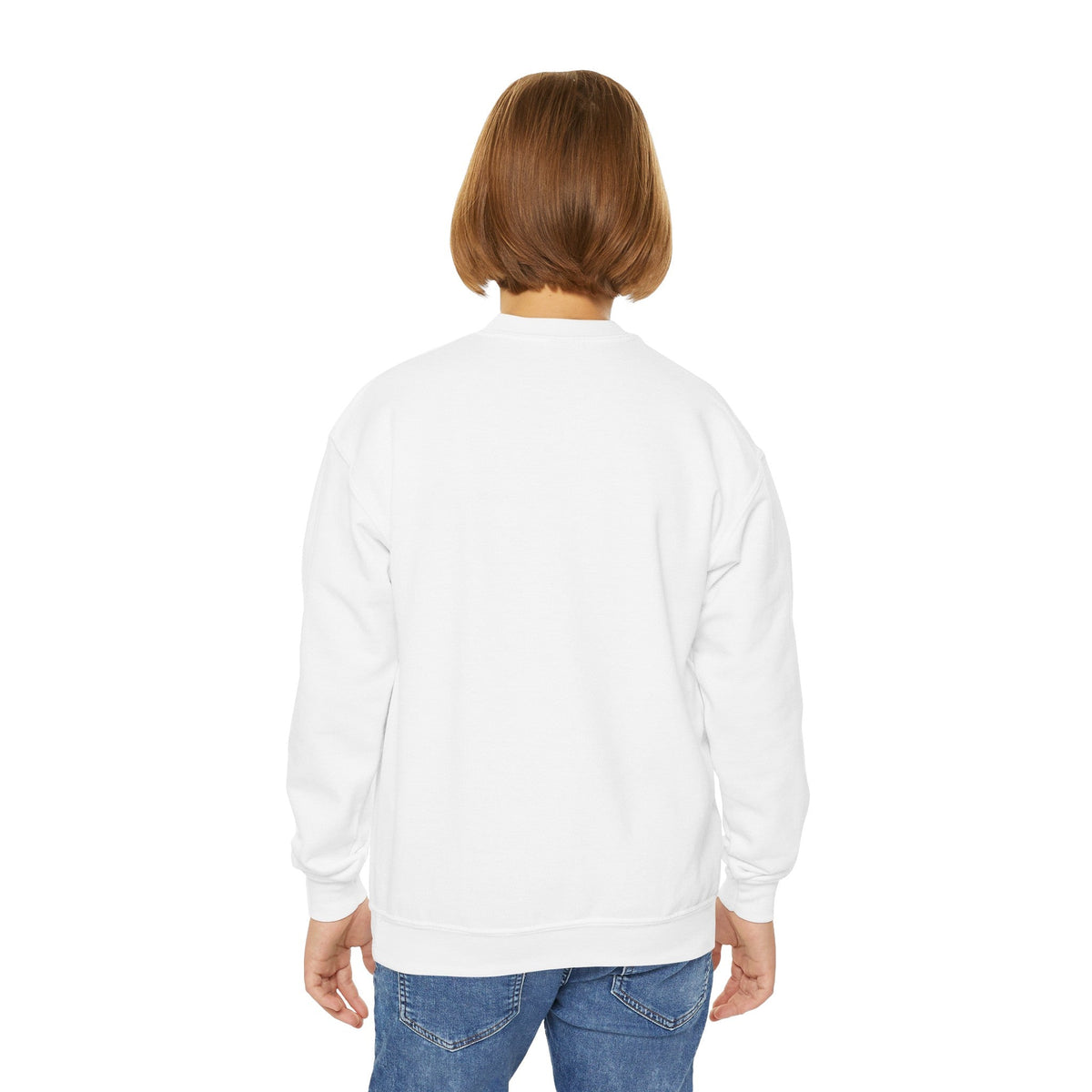 The Glory Of The Lord Youth Sweatshirt, White-Children's Clothing-KVOM