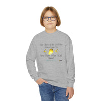 The Glory Of The Lord Youth Sweatshirt, White-Children's Clothing-KVOM