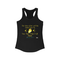 The Glory of The Lord Has Arisen Women's Racerback Tank, Black-KVOM