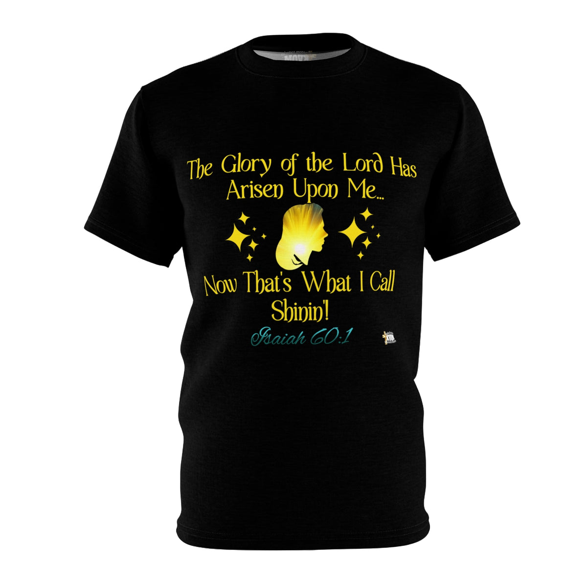 The Glory of The Lord Has Arisen Women's T-Shirt, Black-KVOM