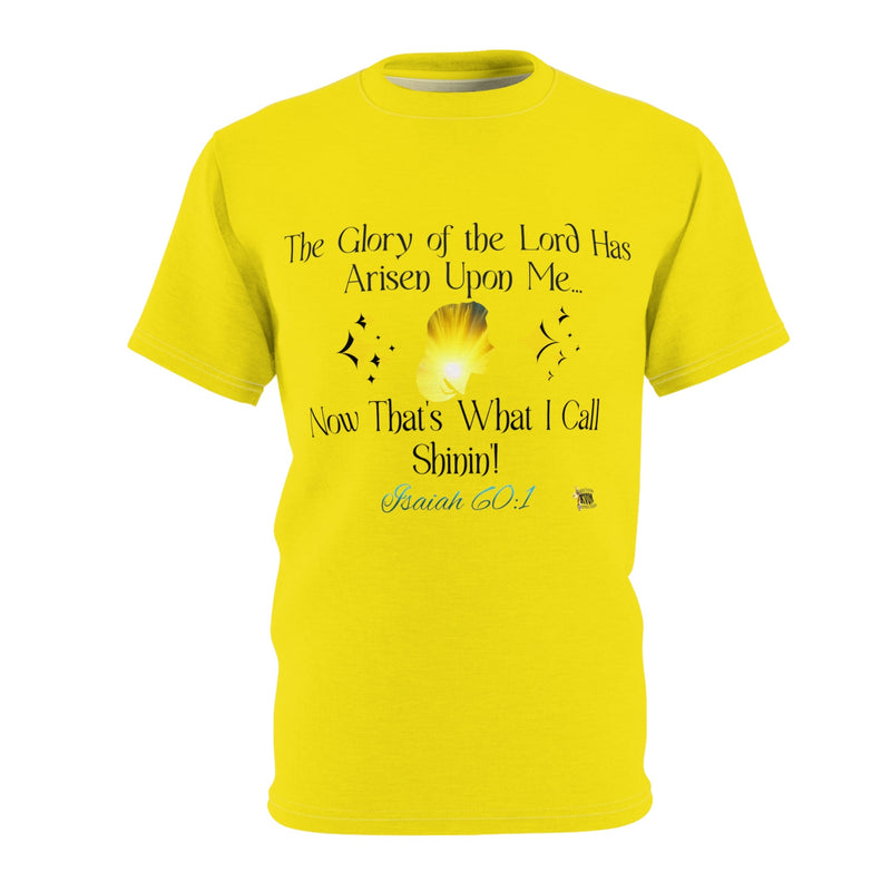 The Glory of The Lord Has Arisen Women's T-Shirt, Sun Yellow-KVOM