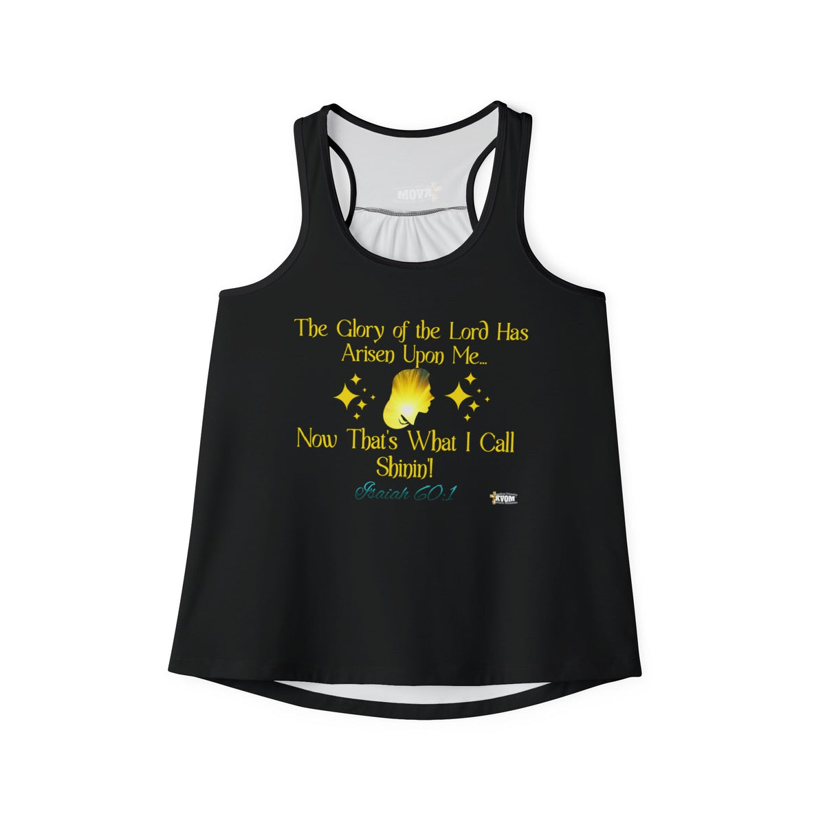 The Glory of The Lord Has Arisen Women's Tank Top, Black-KVOM