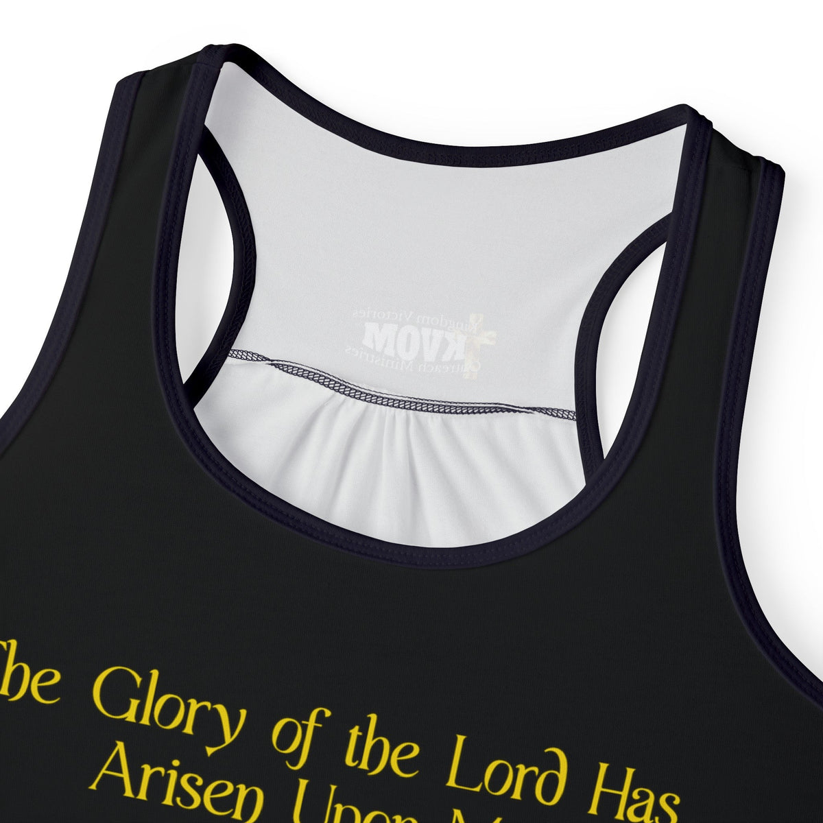 The Glory of The Lord Has Arisen Women's Tank Top, Black-KVOM