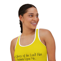 The Glory of The Lord Has Arisen Women's Tank Top, Sun Yellow-KVOM