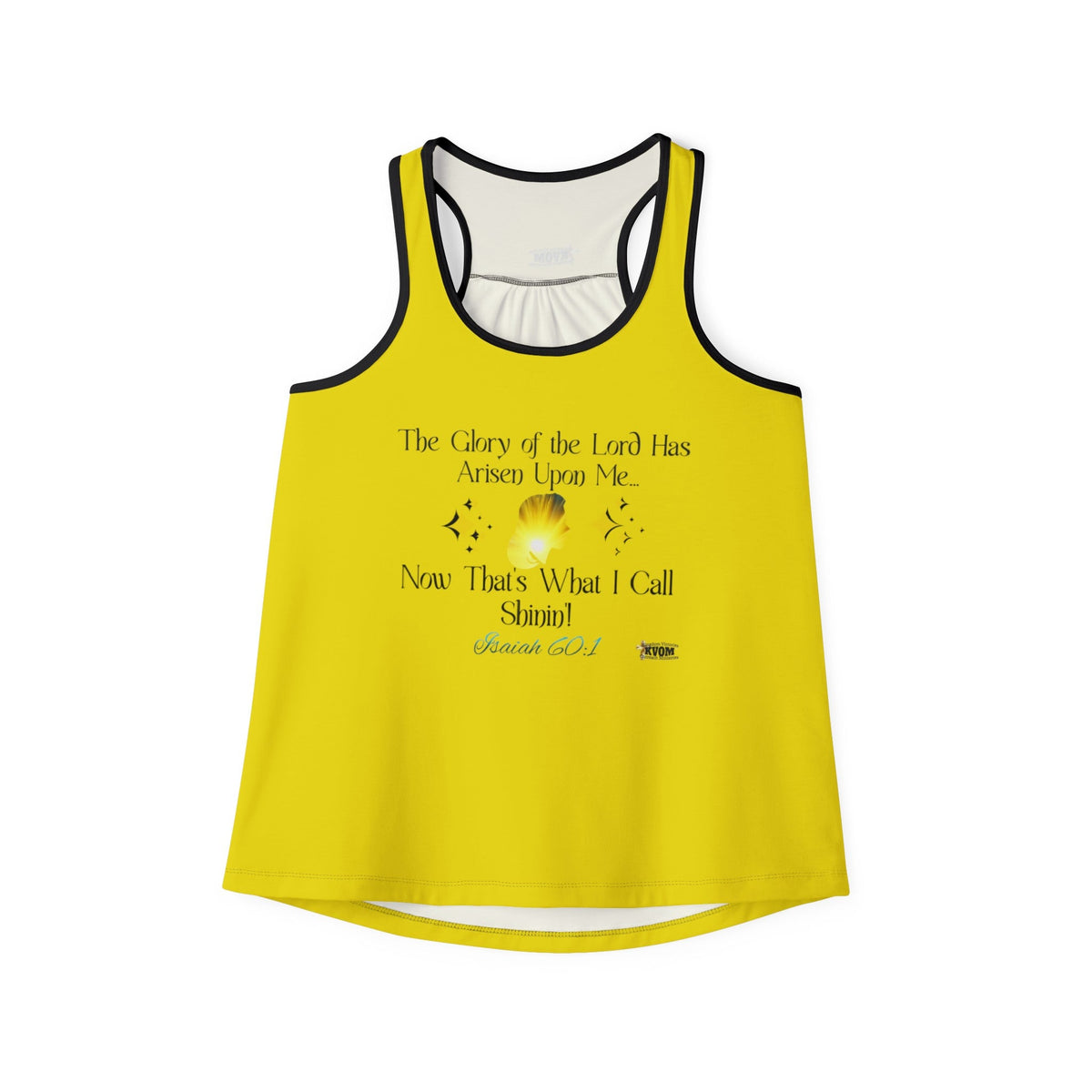 The Glory of The Lord Has Arisen Women's Tank Top, Sun Yellow-KVOM