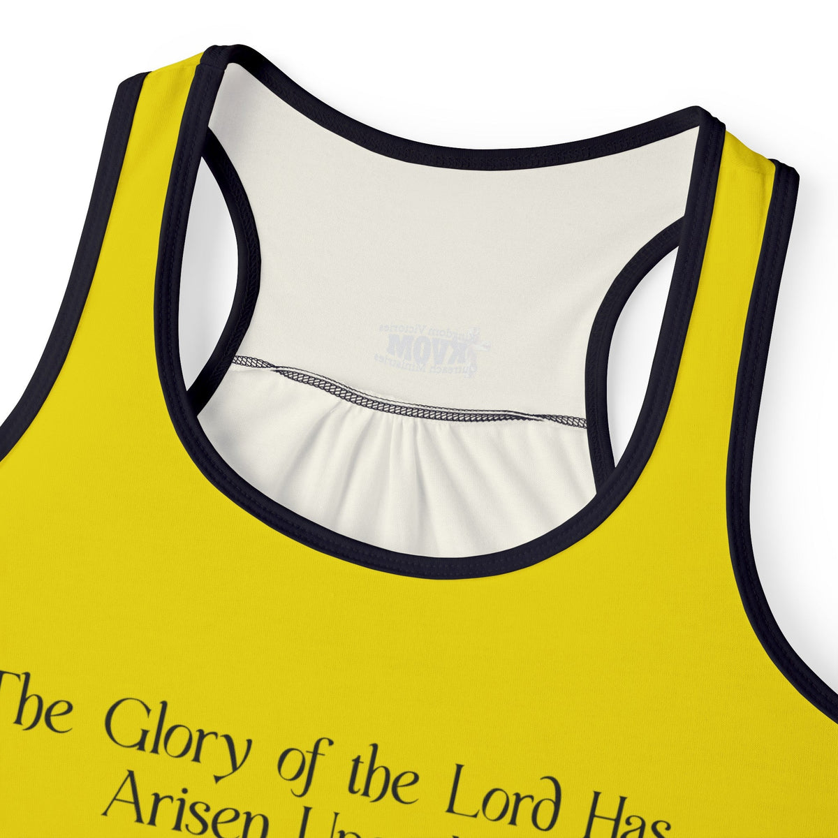 The Glory of The Lord Has Arisen Women's Tank Top, Sun Yellow-KVOM