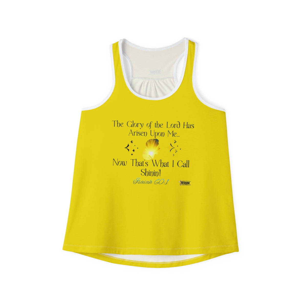 The Glory of The Lord Has Arisen Women's Tank Top, Sun Yellow-KVOM