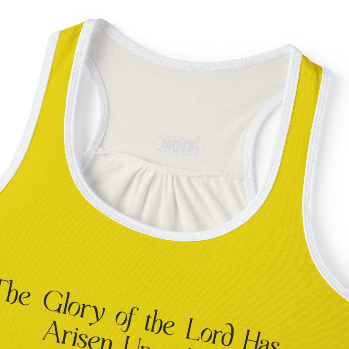 The Glory of The Lord Has Arisen Women's Tank Top, Sun Yellow-KVOM