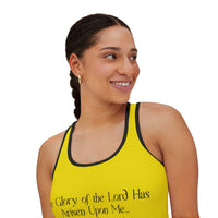 The Glory of The Lord Has Arisen Women's Tank Top, Sun Yellow-KVOM