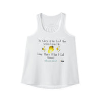 The Glory of The Lord Has Arisen Women's Tank Top, White-KVOM