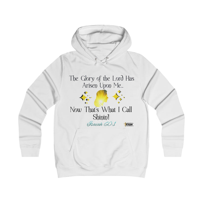 The Glory of the Lord Women's Fitted Hoodie-KVOM