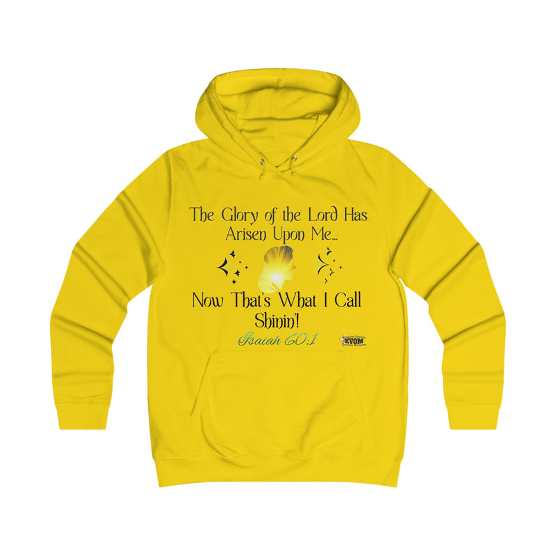 The Glory of the Lord Women's Fitted Hoodie-KVOM