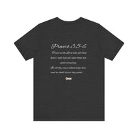 Trust God Always Unisex Jersey Style T-Shirt-KVOM; KVOM Christian Clothing; #1 Christian Clothing Store in the Nation