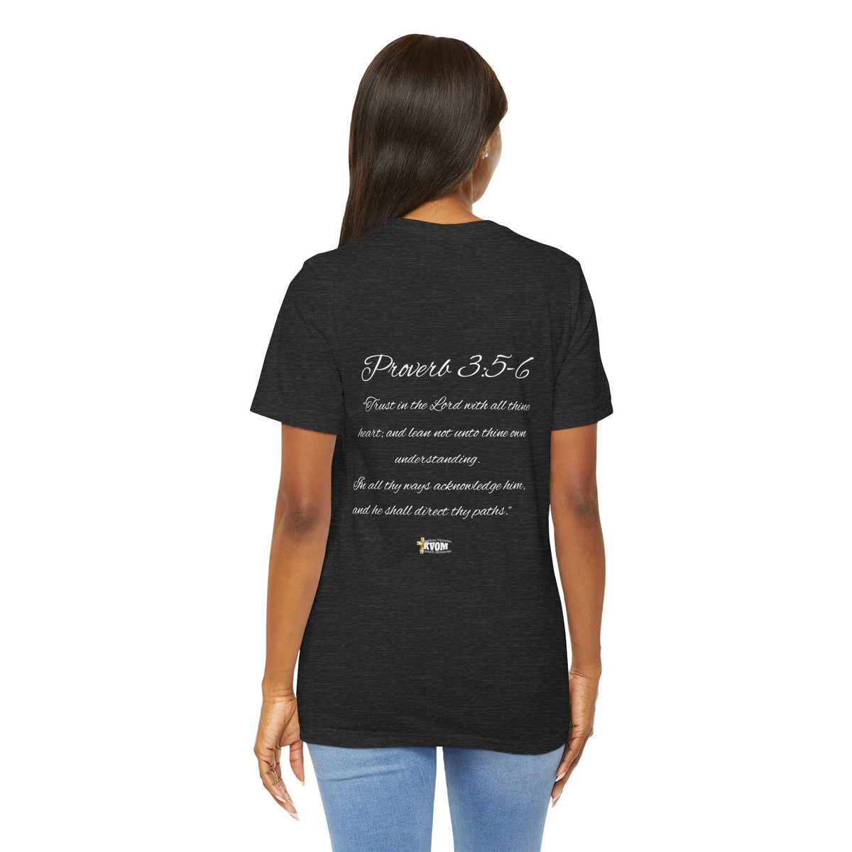 Trust God Always Unisex Jersey Style T-Shirt-KVOM; KVOM Christian Clothing; #1 Christian Clothing Store in the Nation