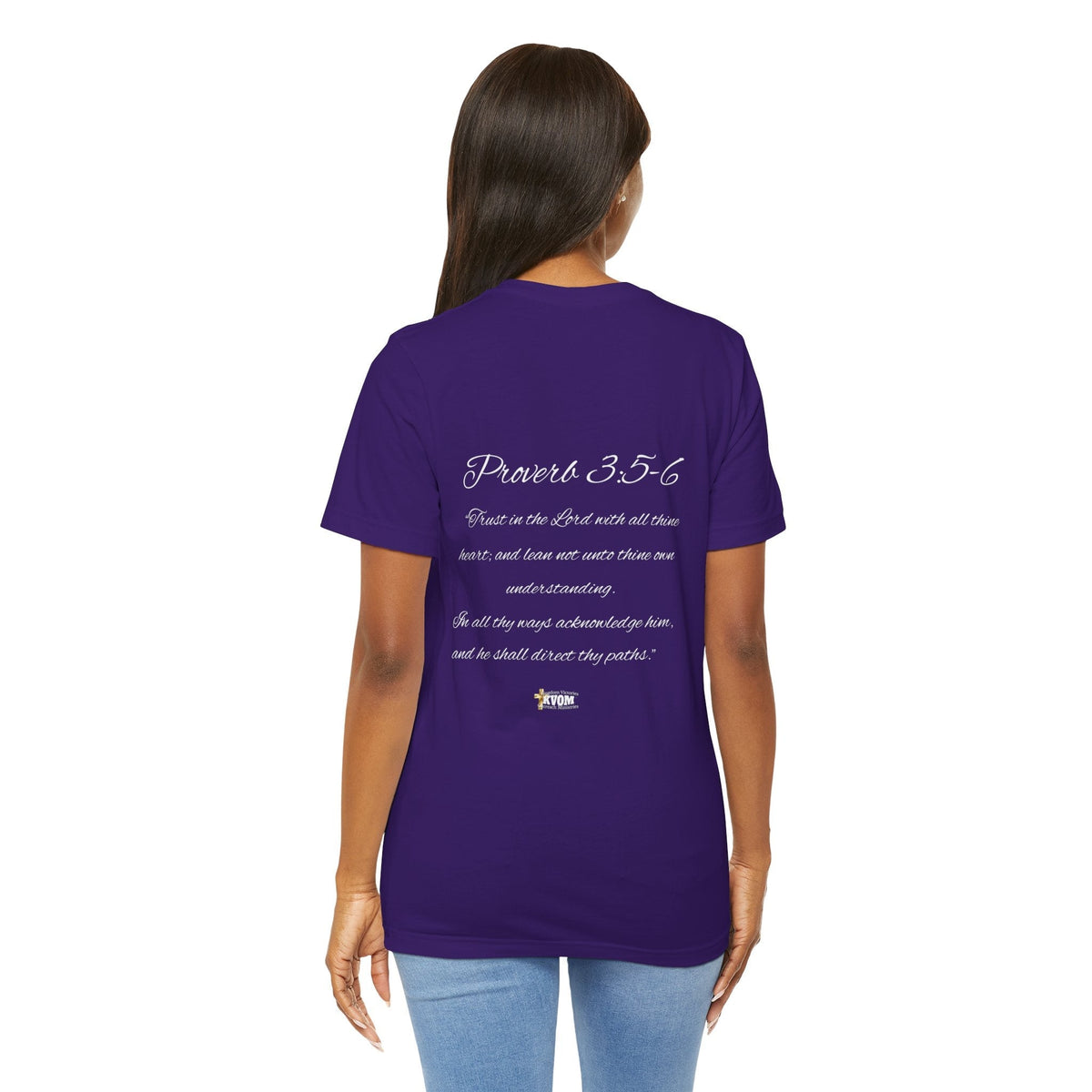 Trust God Always Unisex Jersey Style T-Shirt-KVOM; KVOM Christian Clothing; #1 Christian Clothing Store in the Nation