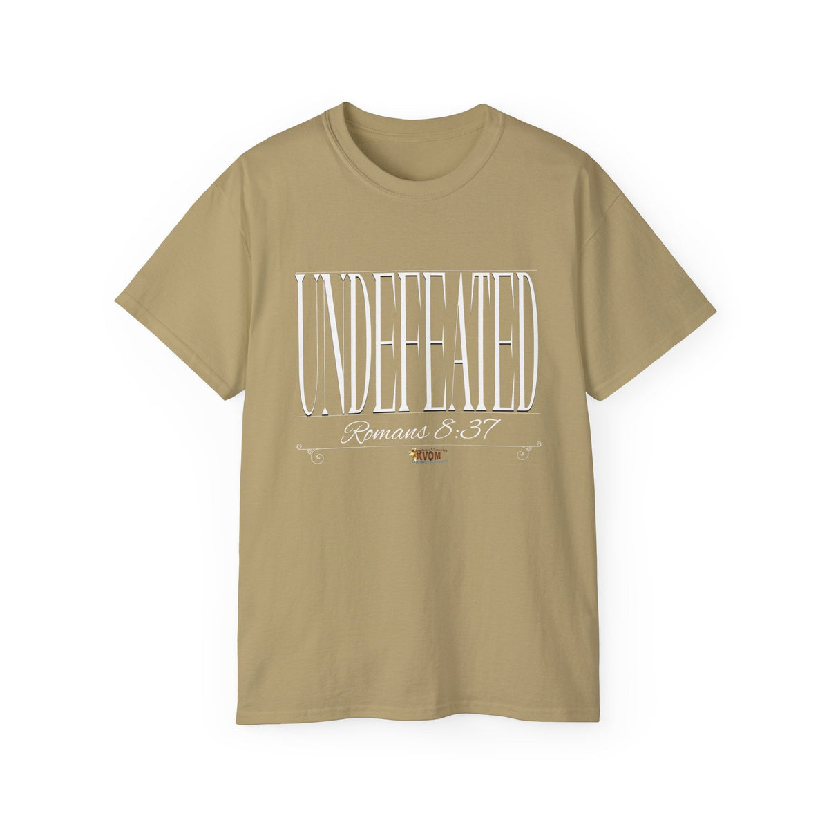 UNDEFEATED "Stretched" Unisex T-Shirt, White Print-KVOM