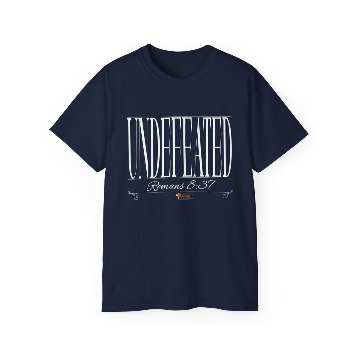 UNDEFEATED "Stretched" Unisex T-Shirt, White Print-KVOM