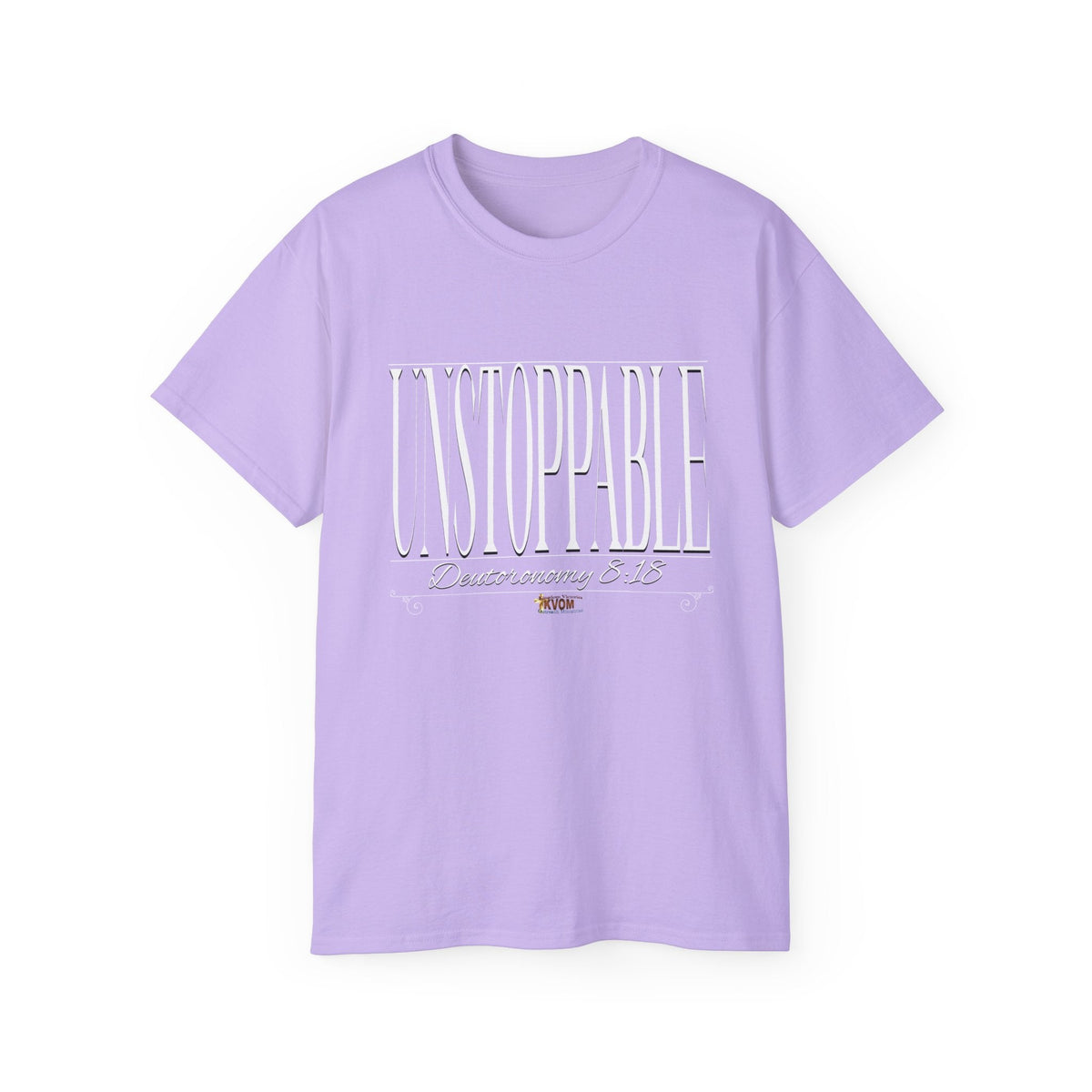 UNSTOPPABLE "Stretched" Unisex T-Shirt, White Print-KVOM