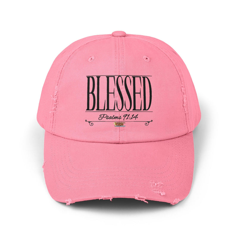 Unisex BLESSED "Stretched" Series Distressed Cap-KVOM; Christian Clothing; Women’s Clothing; Men's Clothes, Men's Hats, Women’s T-Shirts; Hoodies Sale; Ladies Tops; Ladies Dresses; Floral Tops; Floral Dresses; Flower Clothes; Activewear; Glorious; Psalms; Blessings On Blessings; Teens Clothing; Christian Book Store; Girl’s Clothing Sale; Mother’s Day Sale; Gifts For Sister; Christian Gifts; Gifts for Daughter; Spring Sale; Clearance Sale; Jesus; Christ Is King; Holy Ghost; God Got Me; Spiritual Warrior; Pro