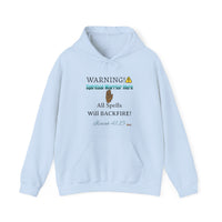 WARNING: Spiritual Warrior Here Unisex Heavy Blend™ Hoodie-KVOM